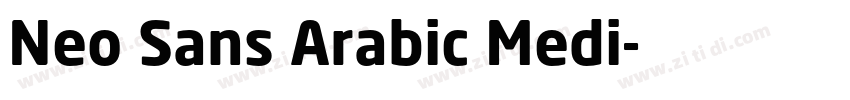 Neo Sans Arabic Medi字体转换